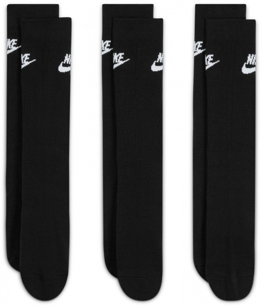 Шкарпетки Nike Sportswear Everyday Essential DX5025-010 р.XL чорний