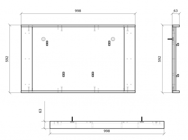Вешалка Грейд Concept нимфея альба / дуб крафт серый 