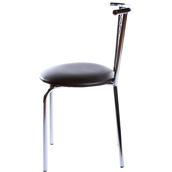 Стілець Новий Стиль Tina chrome V-4 чорний 800х400х400 мм