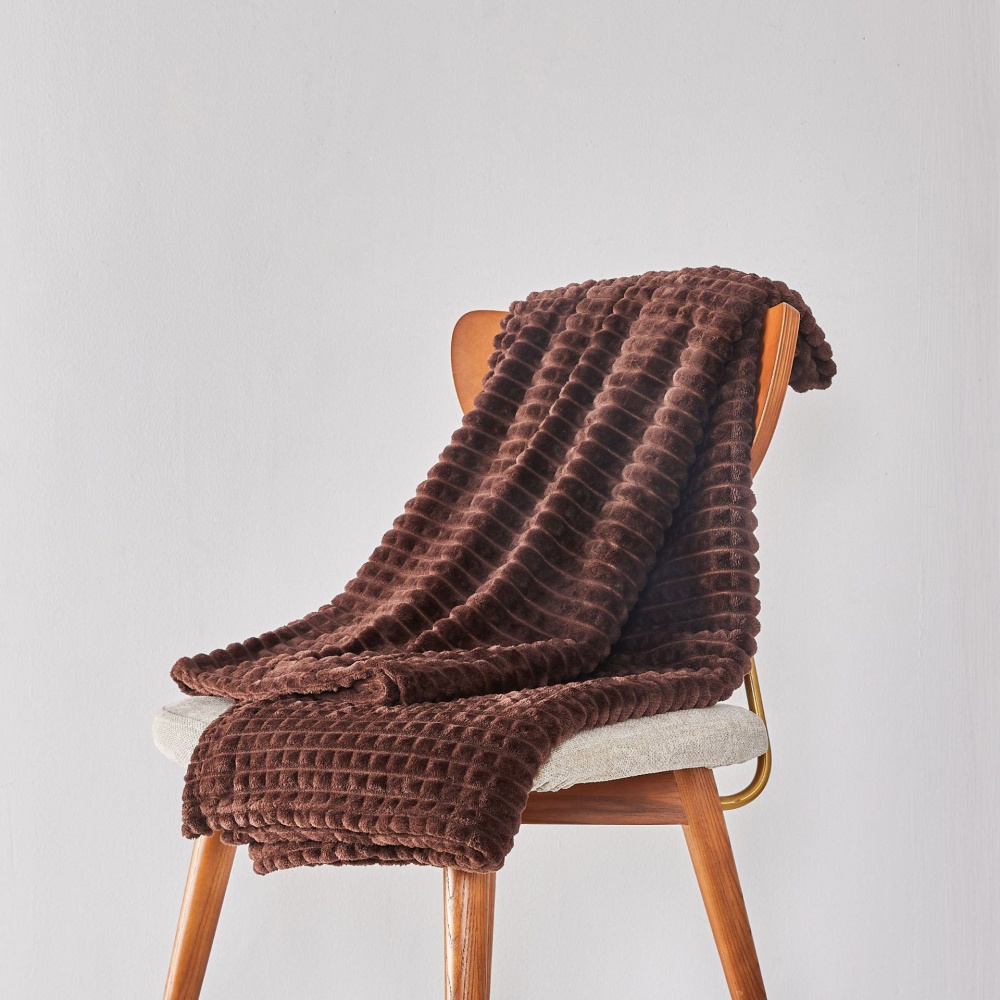 Плед Luvia 160x200 см коричневий La Nuit