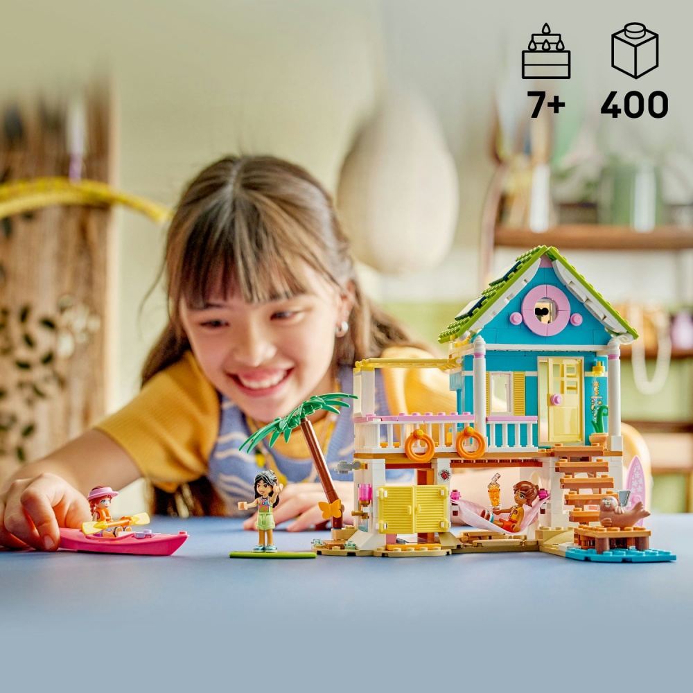 Конструктор LEGO Friends Пляжный домик с морскими котиками 42699