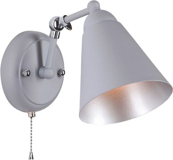 Бра Strotskis Nigella 1x40 Вт E27 сірий/металік 70052/1 