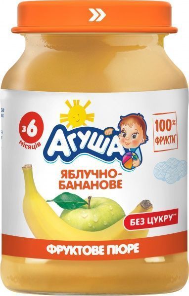 Пюре Агуша Яблуко-Банан 190 г 