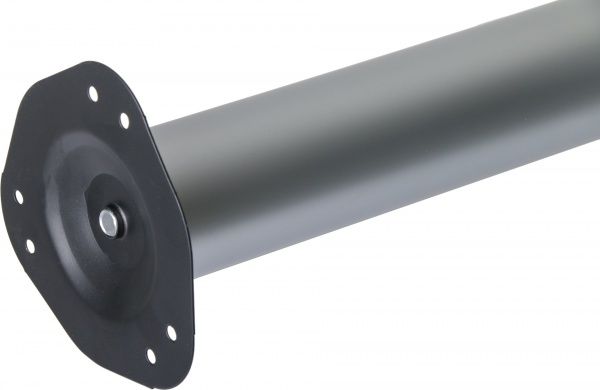 Мебельная ножка DC d60x710 мм матовий хром з кріпленням 