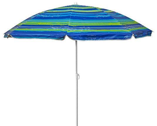 Зонт пляжный Time Eco с наклоном TE-018, 1,8 м (цвет в ассортименте)