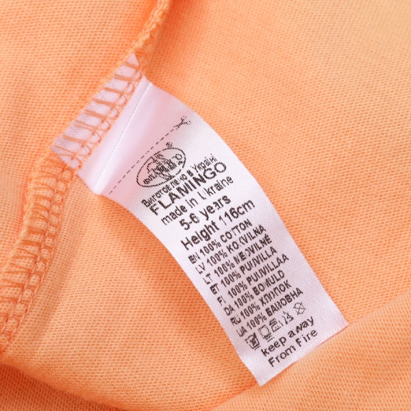 Футболка для мальчика Фламинго р.116 оранжевый 839-114 