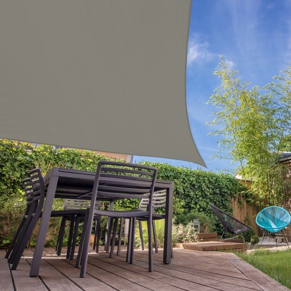 Тент-парус POLI прямоугольник 3x4 м бежевый 