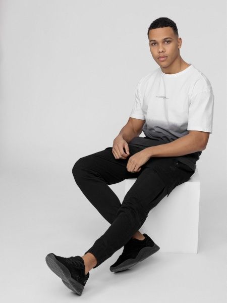 Футболка 4F D4L21-TSM200-97S р.XL черно-белый