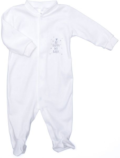 Комбинезон унисекс Bambinelli Be Happy Кмб301-2 р.74 молочный 
