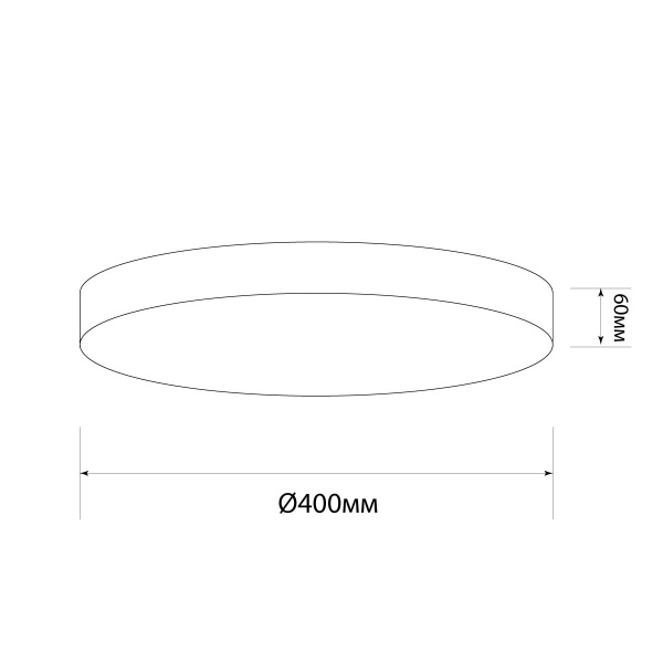 Світильник світлодіодний Светкомплект PL 4060 OP з пультом ДК 32 Вт білий 2800-6000+RGB К 