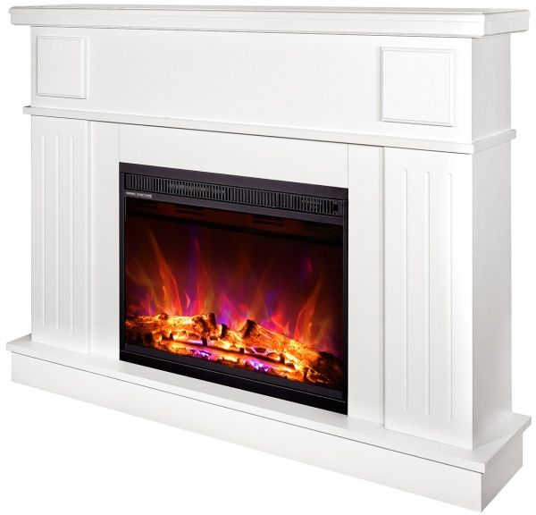 Камінокомплект ART FLAME Олімпія & Лоранс (білий)