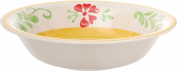 Тарілка супова Flowery 21 см HG36-48-SP2