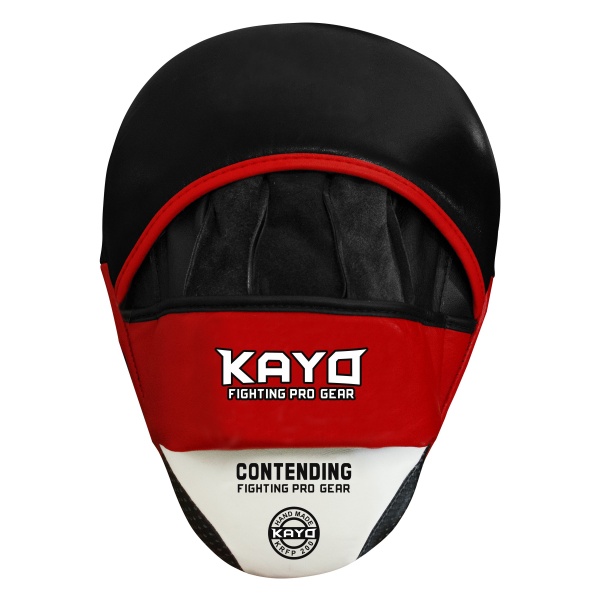 Лапа боксерская р.OS KRFP-204 KAYO 21x21x25 см красный с черным 