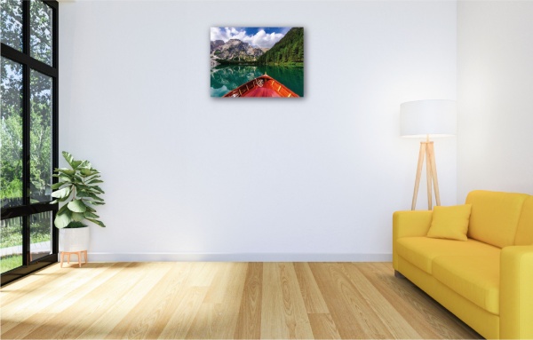 Картина Лодка на озере 600x800 см GIS UKRAINE 