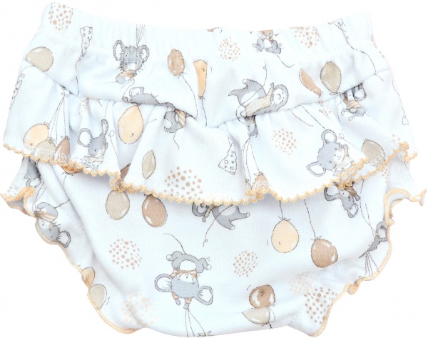 Комплект Minikin туніка та трусики білий із малюнком р.68 22100368 