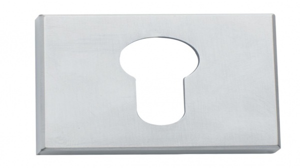 Накладка Ilavio 1120 PZ прямоугольная матовый хром