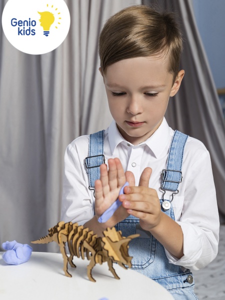 Набор для лепки DGT-ART Трицератопс TY4420