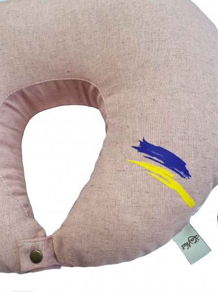 Подушка дорожная Путешественник La Nuit 30x35 см розовый