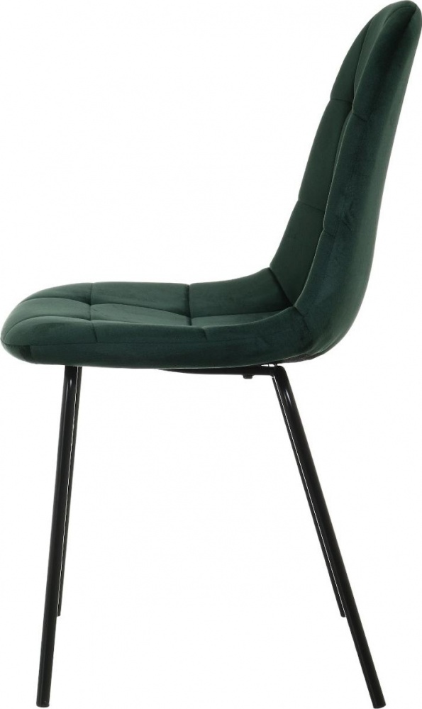 Стілець Vitus 44х52,5х83,5 см оксамит HLR-57 зелений / чорний
