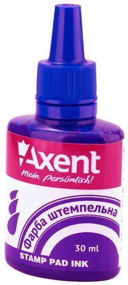 Краска штемпельная фиолетовая 30 мл 34154 Axent