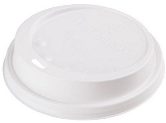Кришка пластик D90 біла 100 шт.