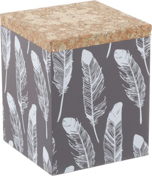 Скринька декорована Пір'я 12х12х15 см