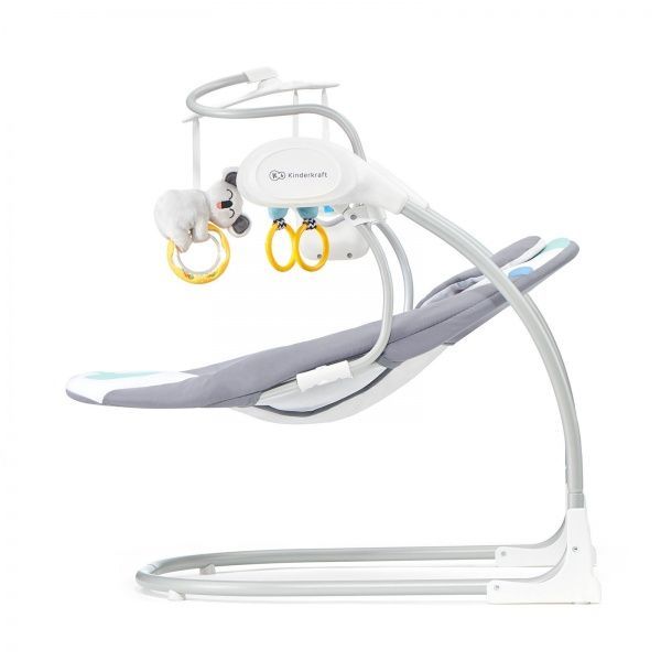 Крісло-гойдалка Kinderkraft Minky м'ятне KKBMINKYMIN000