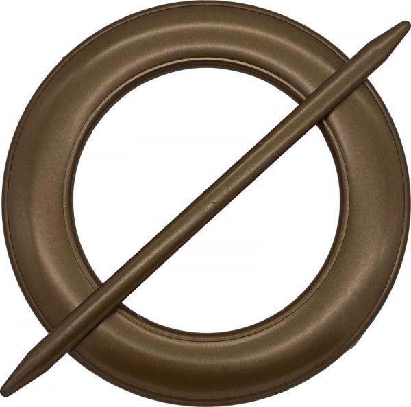 Декор Круг d150 мм коричневый С001-14 MISLT