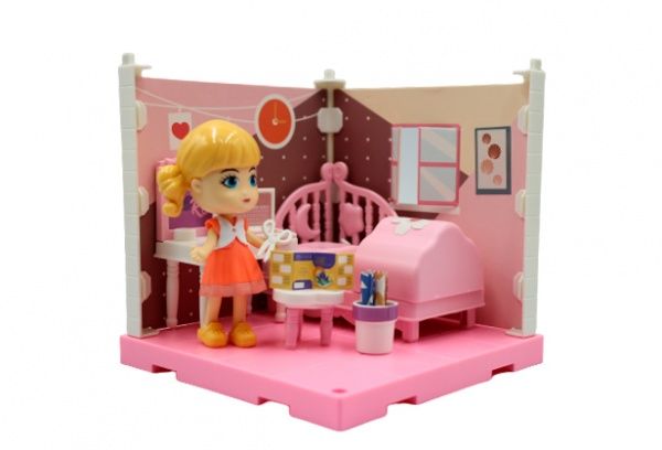 Ігровий набір Funky Toys Затишний куточок. Спальня з лялькою FT3105 