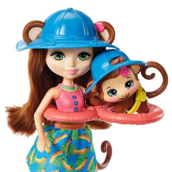 Ігровий набір Enchantimals човен з джунглів мавпеняти меріт