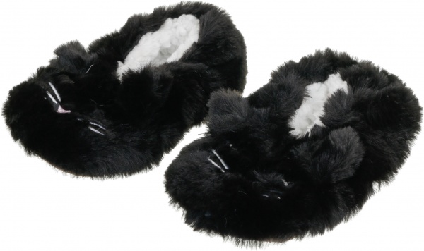 Капці дитячі унісекс Maxwin KIDS Звірята Котик р.32-34 чорний 