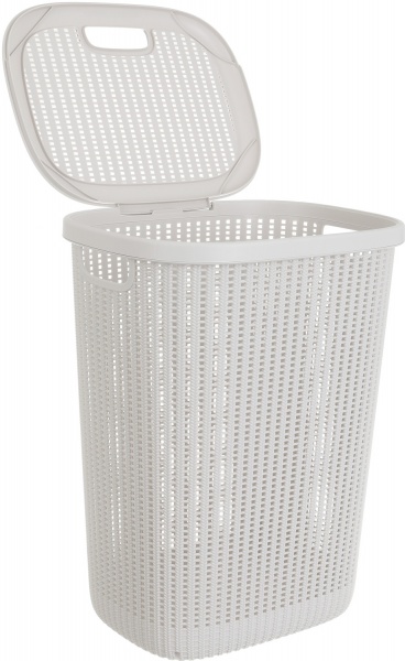 Кошик для білизни Gonpa Knitty 57 л 345х444х563 мм кремовий 