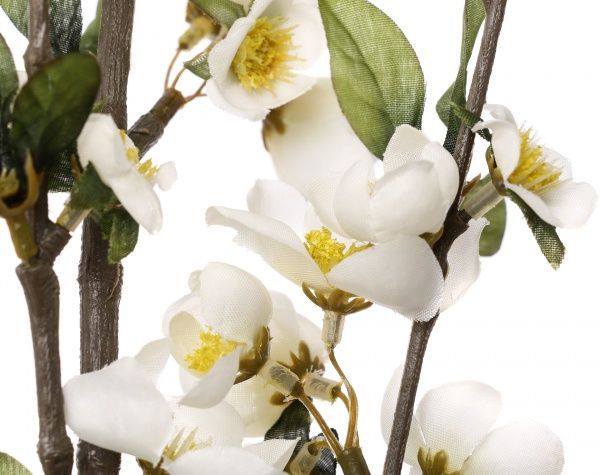 Растение искусственное Яблоневый цвет 27356 белый