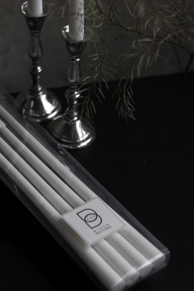 Набір свічок coconuts flakes 45 см 4 шт.