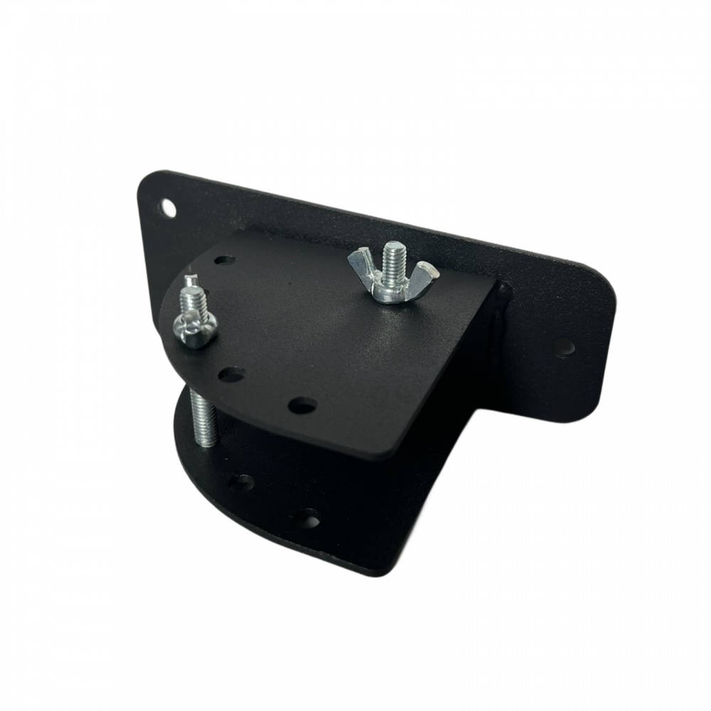 Держатель Steelgroup для флага настенный одинарный с переменным углом (150*60*80, 2мм) черный