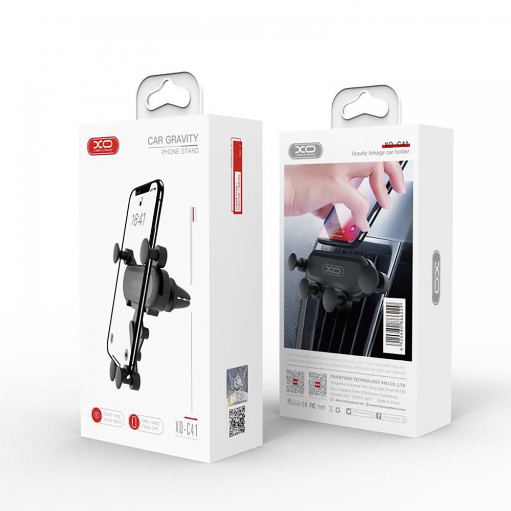 Автотримач для телефона XO C41 чорний