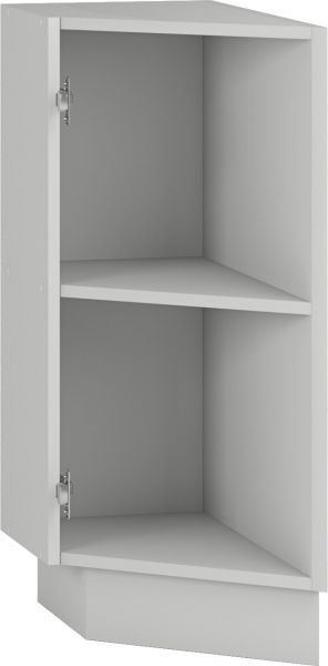 Тумба нижня Грейд кутова (стандарт) 300x820x522 мм сірий 