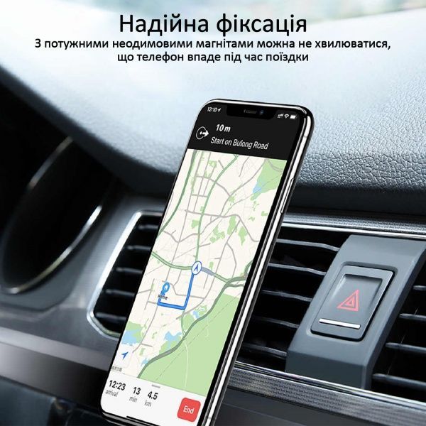 Тримач магнітний Promate AirGrip-3 зелений