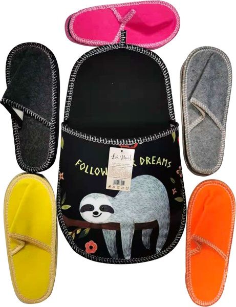 Набір капців La Nuit для гостей Follow Dreams 5 пар р. one size різнокольоровий 