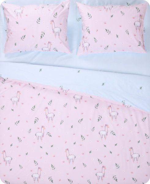 Комплект постельного белья Lama двуспальный разноцветный принт La Nuit 