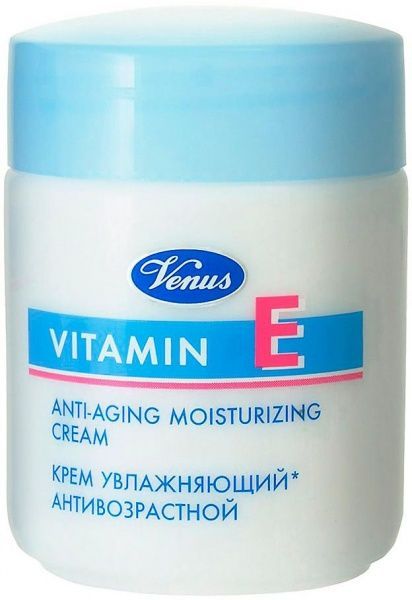 Крем для обличчя денний Venus антивікової зволожуючий з вітаміном E 50 мл