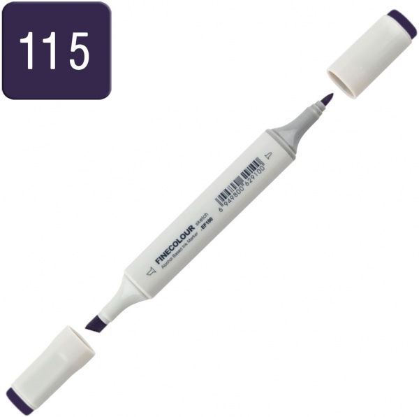 Маркер спиртовой FINECOLOUR Sketch EF100-115 пигментированный фиолетовый 