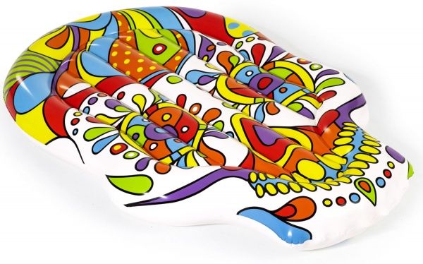 Матрац надувний Bestway Череп 193хрізнокольоровий