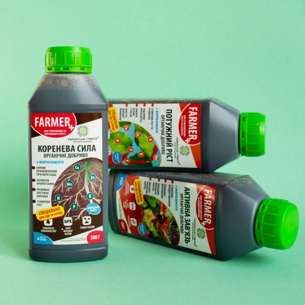 Добриво органічне Українські гумати для укорінення та кореневого росту 500 г