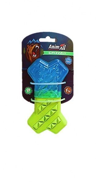 Іграшка для собак AnimAll GrizZzly Холодна кістка синьо-зелена 9680