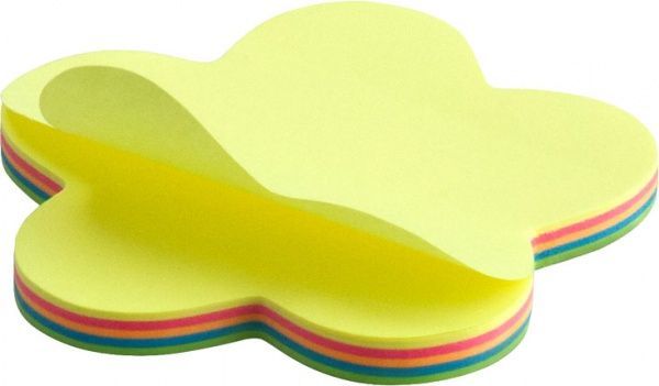 Бумага для заметок 70x70 мм 50 листов в форме цветка 2443-05-A Axent