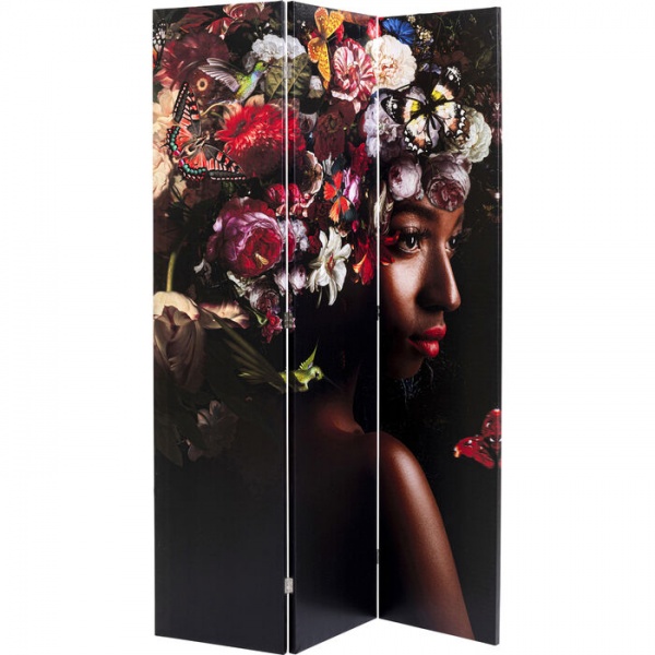 Ширма интерьерная KARE Design Flowery Shoulder vs Bunch Flowers 120х180 см 