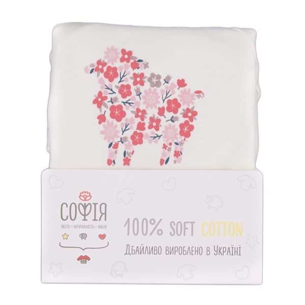 Боди детское ТМ Софія Flowers р.56 розовый 131356 