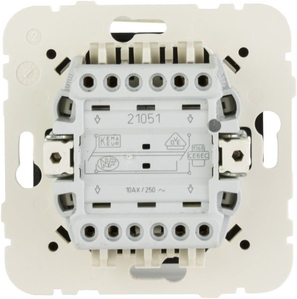 Выключатель перекрестный одноклавишный Efapel Logus без подсветки 10 А 250В IP20 графит 21051 TIS