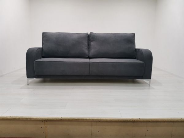 Диван прямой Париж темно-серый 2520x1080x870 мм